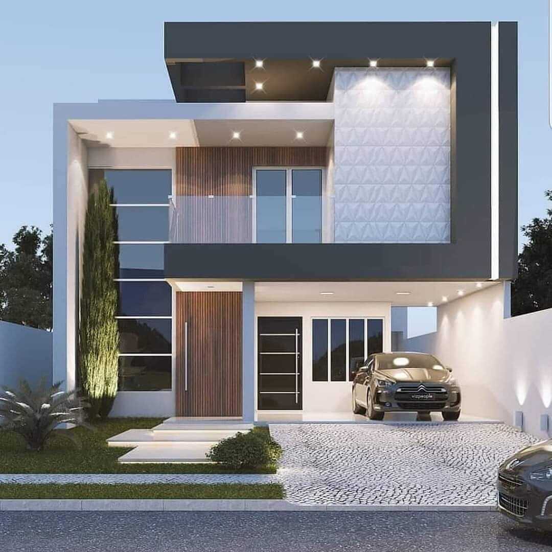 نمای زیبا و مدرن برای ویلا